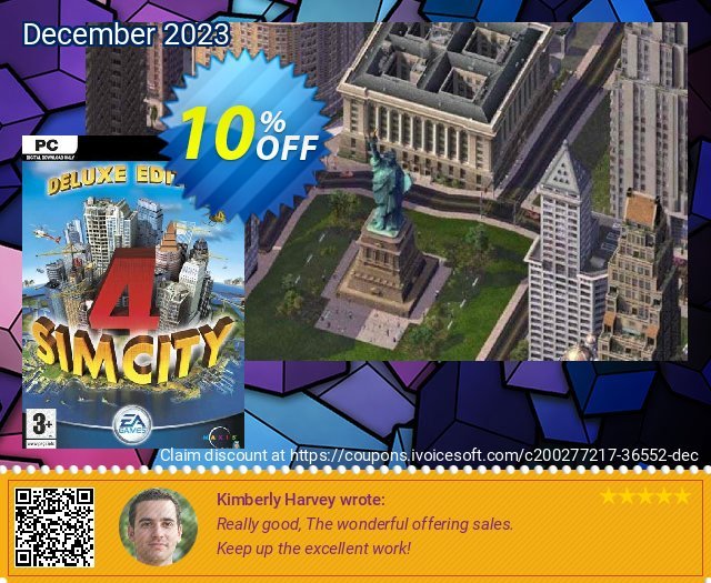 SimCity 4 Deluxe Edition PC ausschließenden Sale Aktionen Bildschirmfoto