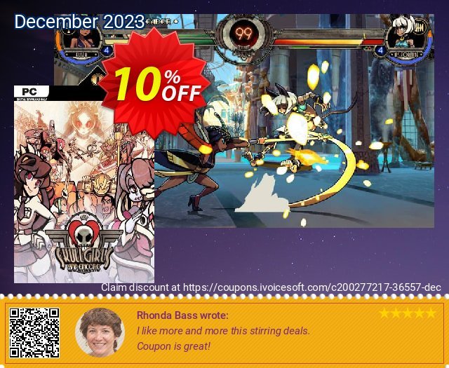Skullgirls 2nd Encore Upgrade PC großartig Nachlass Bildschirmfoto