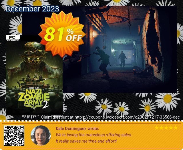 Sniper Elite: Nazi Zombie Army 2 PC discount 81% OFF, 2024 April Fools' Day offer. Sniper Elite: Nazi Zombie Army 2 PC Deal 2024 CDkeys
