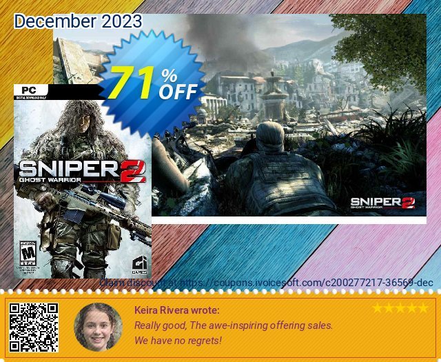 Sniper: Ghost Warrior 2 PC discount 71% OFF, 2024 African Liberation Day offering deals. Sniper: Ghost Warrior 2 PC Deal 2024 CDkeys