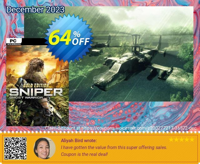 Sniper Ghost Warrior Gold Edition PC aufregenden Preisnachlässe Bildschirmfoto