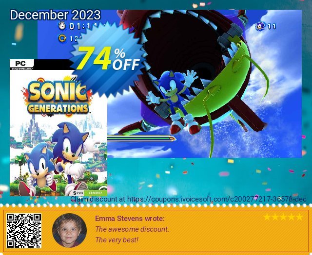 Sonic Generations: Collection PC klasse Verkaufsförderung Bildschirmfoto