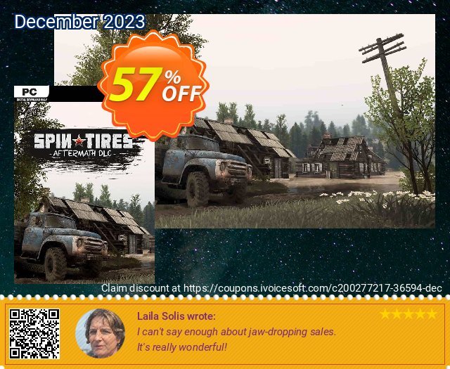 Spintires - Aftermath PC - DLC discount 57% OFF, 2024 Mother Day offering sales. Spintires - Aftermath PC - DLC Deal 2024 CDkeys