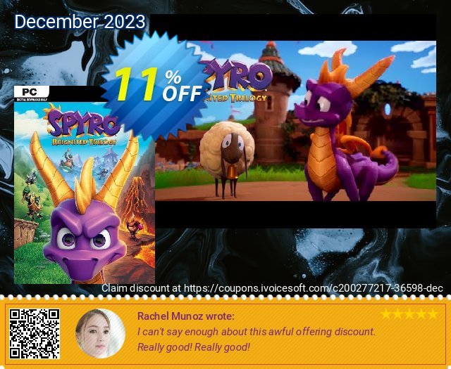 Spyro Reignited Trilogy PC verwunderlich Außendienst-Promotions Bildschirmfoto