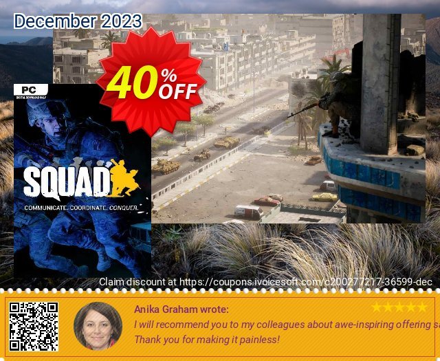 Squad + Soundtrack Bundle PC discount 40% OFF, 2024 Spring offering sales. Squad + Soundtrack Bundle PC Deal 2024 CDkeys