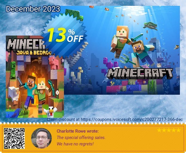 Minecraft PC teristimewa kode voucher Screenshot