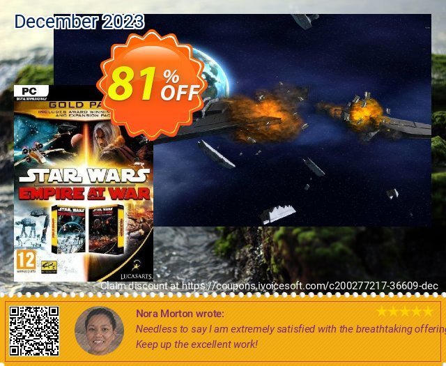 STAR WARS Empire at War - Gold Pack PC discount 81% OFF, 2024 Mother Day promo. STAR WARS Empire at War - Gold Pack PC Deal 2024 CDkeys