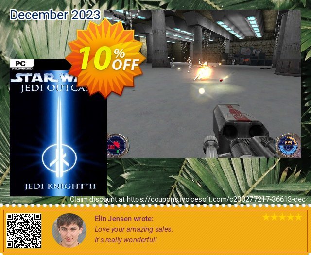 STAR WARS Jedi Knight II - Jedi Outcast PC ausschließlich Verkaufsförderung Bildschirmfoto