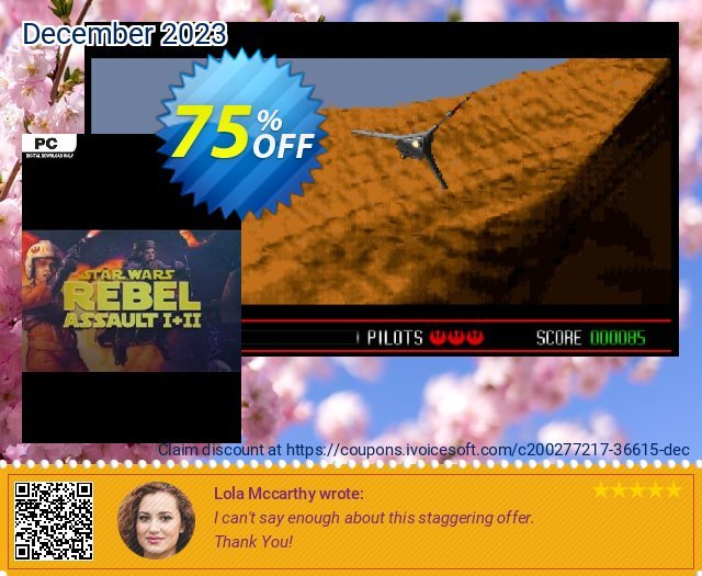 Star Wars : Rebel Assault I + II PC discount 75% OFF, 2024 World Heritage Day offering sales. Star Wars : Rebel Assault I + II PC Deal 2024 CDkeys