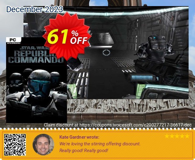 Star Wars: Republic Commando PC discount 61% OFF, 2024 Memorial Day offering sales. Star Wars: Republic Commando PC Deal 2024 CDkeys