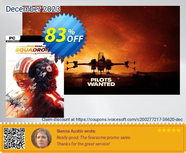 Star Wars: Squadrons PC (EN) discount 83% OFF, 2024 Good Friday discounts. Star Wars: Squadrons PC (EN) Deal 2024 CDkeys