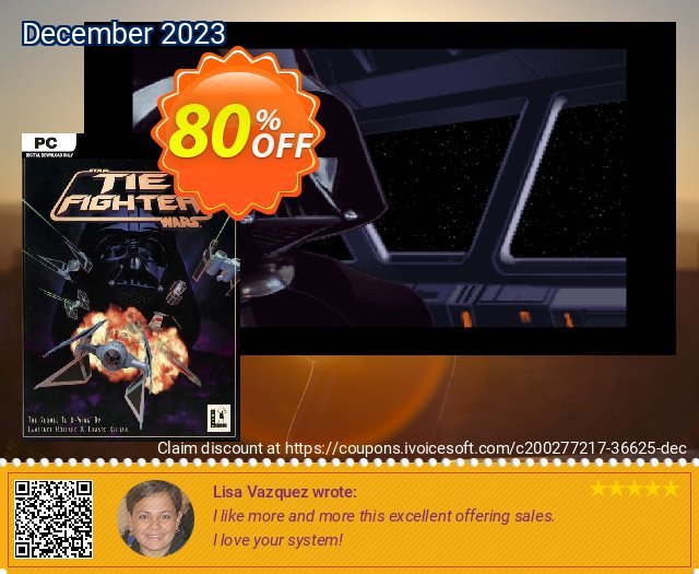 Star Wars: TIE Fighter Special Edition PC discount 80% OFF, 2024 Mother's Day offering sales. Star Wars: TIE Fighter Special Edition PC Deal 2024 CDkeys