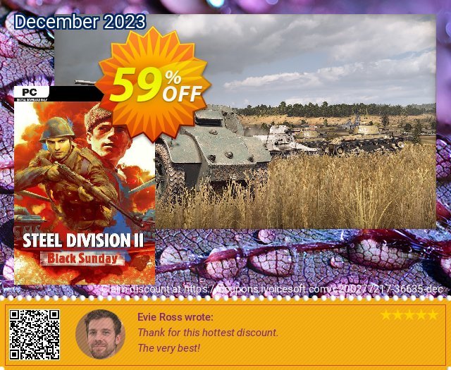 Steel Division 2 - Black Sunday PC-DLC umwerfende Förderung Bildschirmfoto