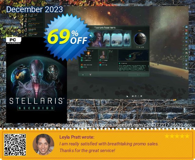 Stellaris: Necroids Species Pack PC - DLC marvelous promo Screenshot
