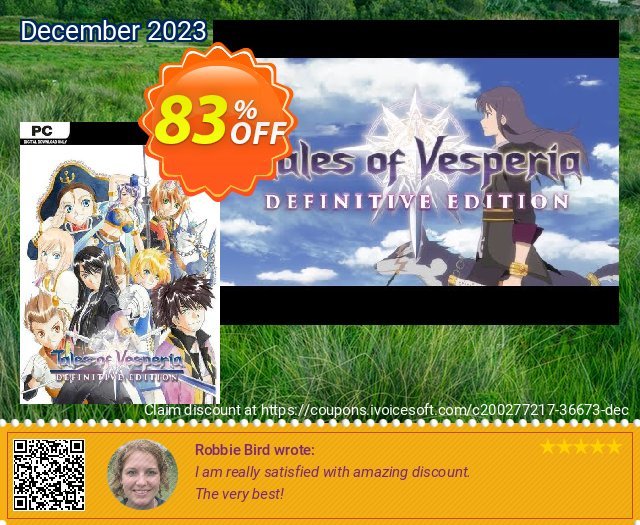 Tales of Vesperia Definitive Edition PC (EU) ausschließenden Promotionsangebot Bildschirmfoto