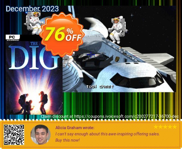 The Dig PC aufregende Außendienst-Promotions Bildschirmfoto