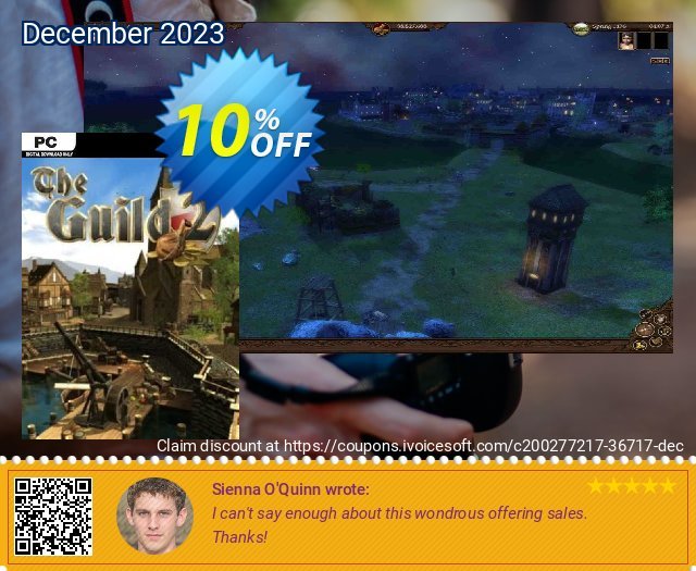 The Guild II PC verblüffend Preisreduzierung Bildschirmfoto