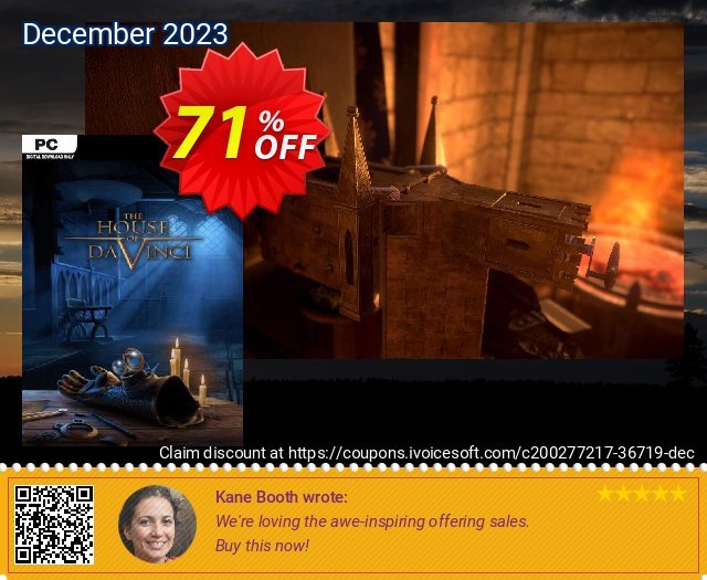The House of Da Vinci PC megah penawaran sales Screenshot