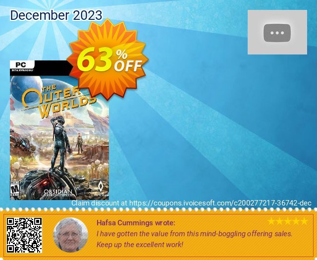 The Outer Worlds PC EU (Epic) discount 63% OFF, 2024 Easter Day promo sales. The Outer Worlds PC EU (Epic) Deal 2024 CDkeys