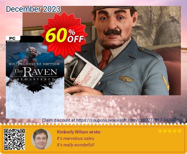 The Raven Remastered Deluxe PC discount 60% OFF, 2024 National Singles Day offering sales. The Raven Remastered Deluxe PC Deal 2024 CDkeys