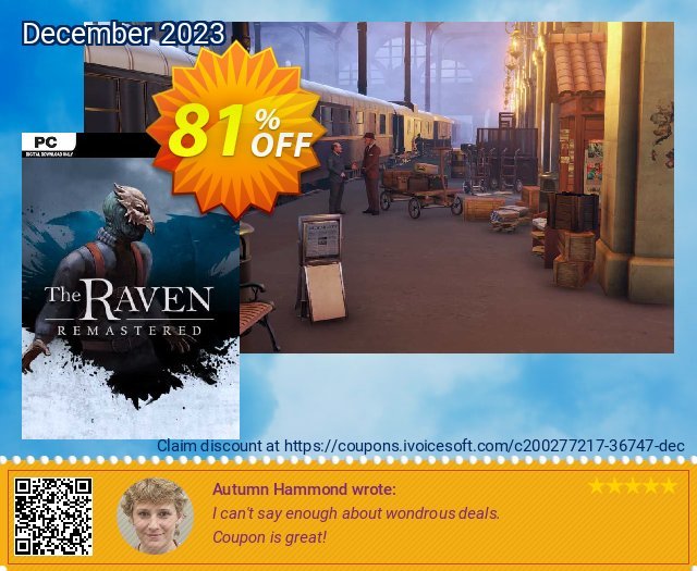 The Raven Remastered PC discount 81% OFF, 2024 National Family Day discounts. The Raven Remastered PC Deal 2024 CDkeys