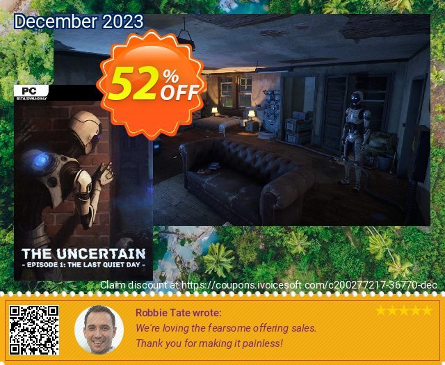 The Uncertain Last Quiet Day PC discount 52% OFF, 2024 World Heritage Day offering sales. The Uncertain Last Quiet Day PC Deal 2024 CDkeys