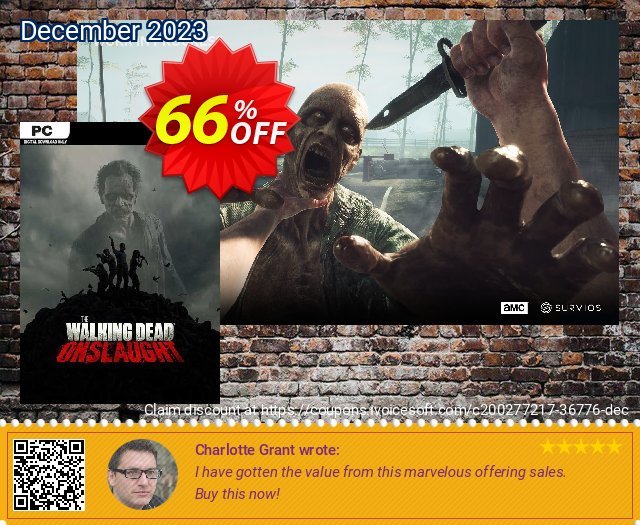 The Walking Dead - Onslaught PC khas promosi Screenshot