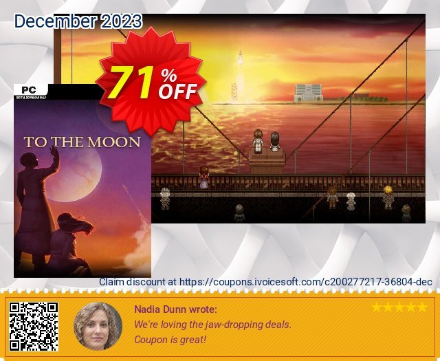 To the Moon PC discount 71% OFF, 2024 Spring offering sales. To the Moon PC Deal 2024 CDkeys