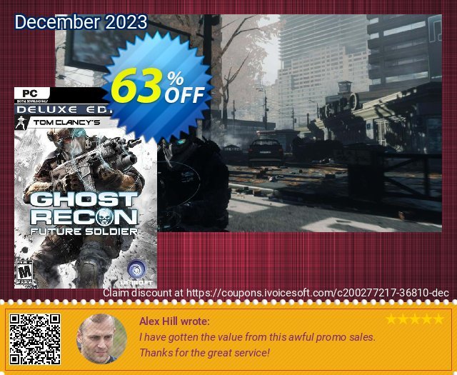 Tom Clancy&#039;s Ghost Recon Future Soldier - Deluxe Edition PC wunderschön Preisnachlässe Bildschirmfoto