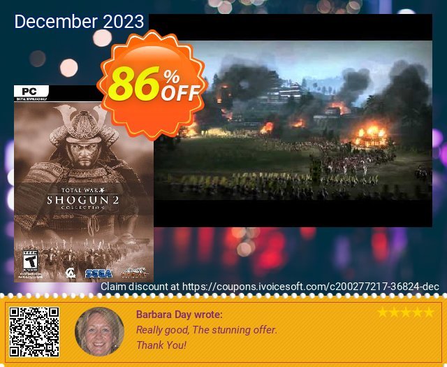 Total War: Shogun 2 - Collection PC (EU) discount 86% OFF, 2024 Spring offering sales. Total War: Shogun 2 - Collection PC (EU) Deal 2024 CDkeys