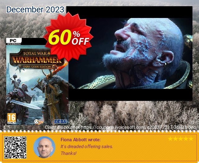 Total War: Warhammer Dark Gods Edition PC (EU) discount 60% OFF, 2024 April Fools' Day deals. Total War: Warhammer Dark Gods Edition PC (EU) Deal 2024 CDkeys