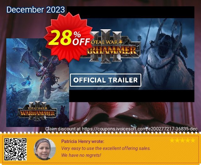 Total War: WARHAMMER III PC (EU) unglaublich Ausverkauf Bildschirmfoto