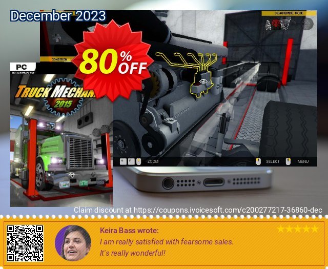Truck Mechanic Simulator 2015 PC 惊人的 产品销售 软件截图