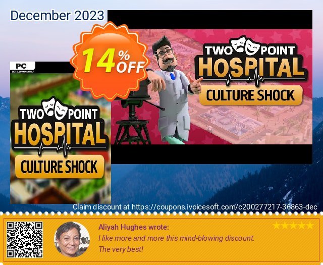 Two Point Hospital: Culture Shock PC - DLC (EU) discount 14% OFF, 2024 Resurrection Sunday offering sales. Two Point Hospital: Culture Shock PC - DLC (EU) Deal 2024 CDkeys