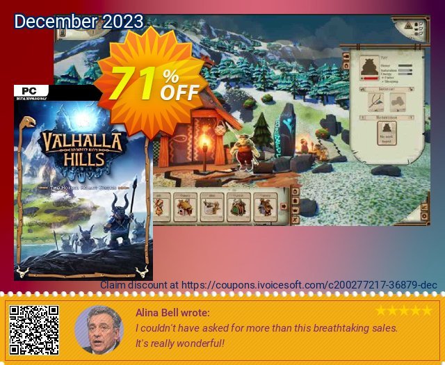 Valhalla Hills Two-Horned Helmet Edition PC beeindruckend Promotionsangebot Bildschirmfoto