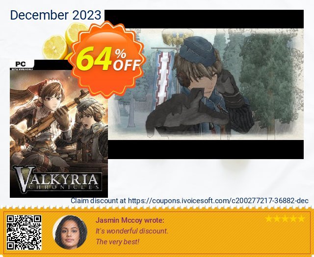 Valkyria Chronicles PC (EU) umwerfende Ermäßigung Bildschirmfoto