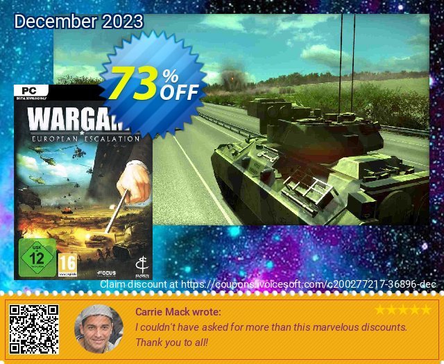 Wargame: European Escalation PC discount 73% OFF, 2024 National Dance Day offering sales. Wargame: European Escalation PC Deal 2024 CDkeys