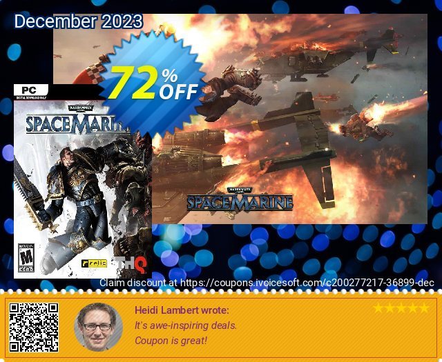 Warhammer 40,000: Space Marine Collection PC discount 72% OFF, 2024 Spring offering sales. Warhammer 40,000: Space Marine Collection PC Deal 2024 CDkeys