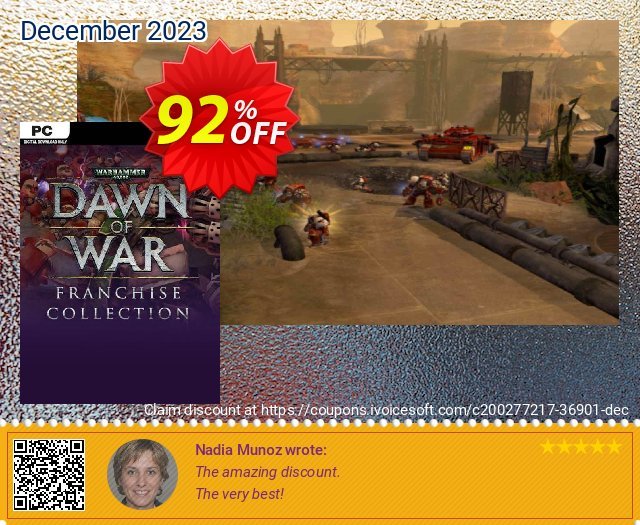 Warhammer 40,000 Dawn of War Franchise Collection PC discount 92% OFF, 2024 April Fools' Day offering sales. Warhammer 40,000 Dawn of War Franchise Collection PC Deal 2024 CDkeys