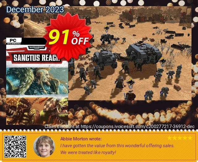 Warhammer 40,000: Sanctus Reach PC mengherankan promosi Screenshot