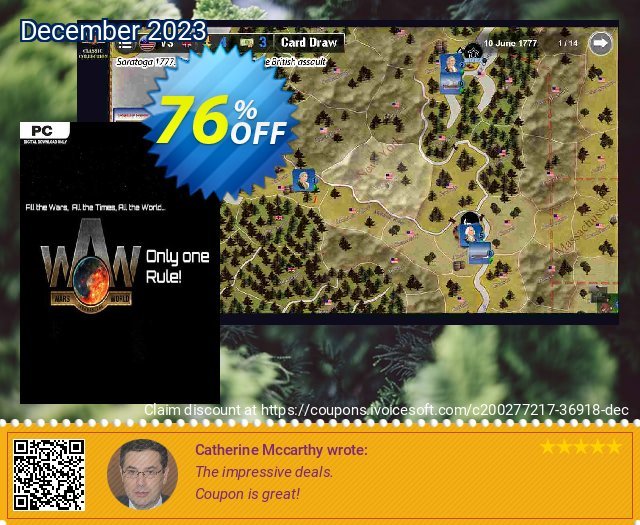 Wars Across the World PC discount 76% OFF, 2024 National Coffee Day discounts. Wars Across the World PC Deal 2024 CDkeys