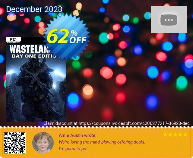 Wasteland 3 Day One Edition PC (EU) ausschließlich Preisnachlass Bildschirmfoto
