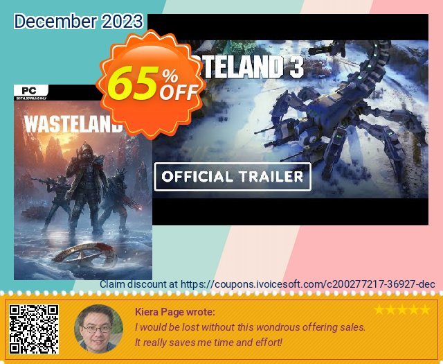 Wasteland 3 PC (EU) tersendiri promo Screenshot