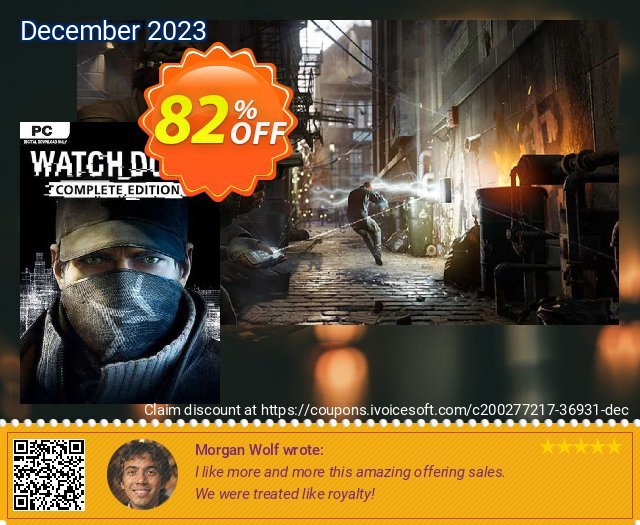 Watch Dogs - Complete Edition PC discount 82% OFF, 2024 April Fools' Day offering deals. Watch Dogs - Complete Edition PC Deal 2024 CDkeys