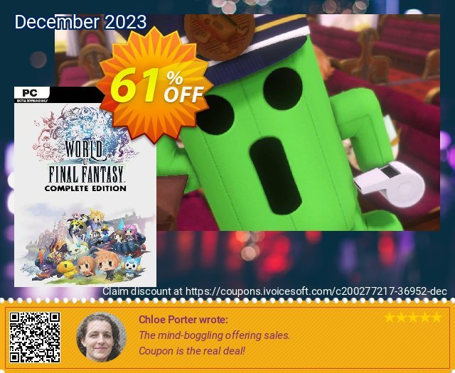 World of Final Fantasy Complete Edition PC uneingeschränkt Verkaufsförderung Bildschirmfoto