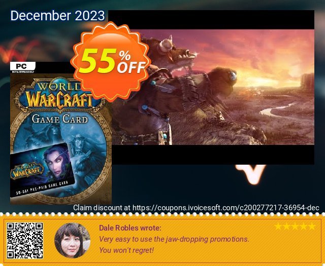 World of Warcraft 30 Day Pre-Paid Game Card PC/Mac (US) ausschließlich Ausverkauf Bildschirmfoto