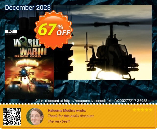 World War III: Black Gold PC discount 67% OFF, 2024 Resurrection Sunday offering sales. World War III: Black Gold PC Deal 2024 CDkeys