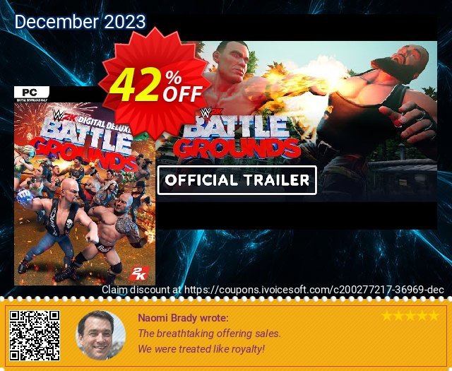 WWE 2K Battlegrounds Deluxe Edition PC (EU) 令人惊奇的 销售折让 软件截图