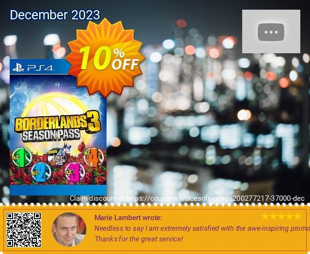Borderlands 3 Season Pass PS4 (Belgium) formidable Nachlass Bildschirmfoto