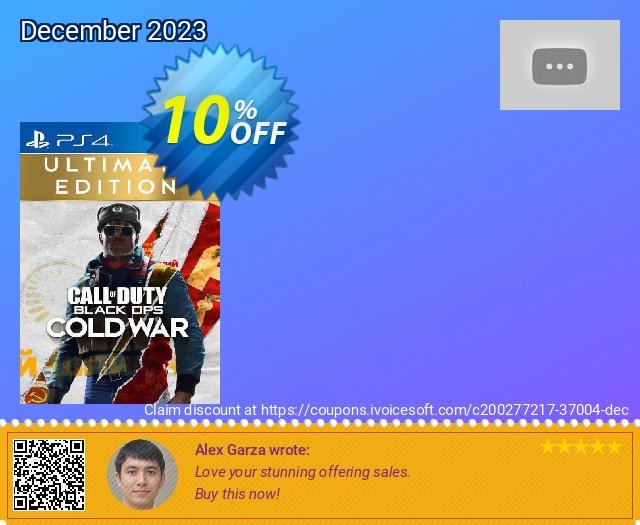 Call of Duty Black Ops Cold War - Ultimate Edition PS4/PS5 (EU) beeindruckend Verkaufsförderung Bildschirmfoto